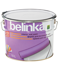 Белинка: BELINKA LATEX - краска для внутренних стен и потолков BELINKA LATEX - краска для внутренних стен и потолков